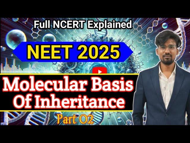 Molecular basis of Inheritance part 02 | Structure of DNA | Botany Class 12 NEET  2025/class 12/cuet