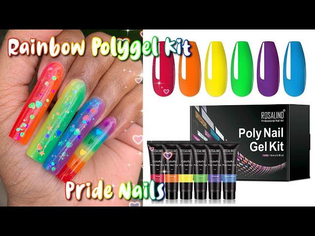 Rosalind Rainbow Polygel Kit | PRIDE NAILS  | Rainbow Ombrè