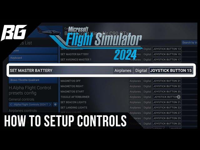 MSFS 2024 Control Settings Explained