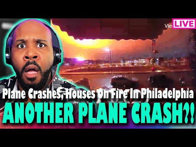 BREAKING! Another Plane Crash In Northeast Philadelphia?! HOUSES ON FIRE!