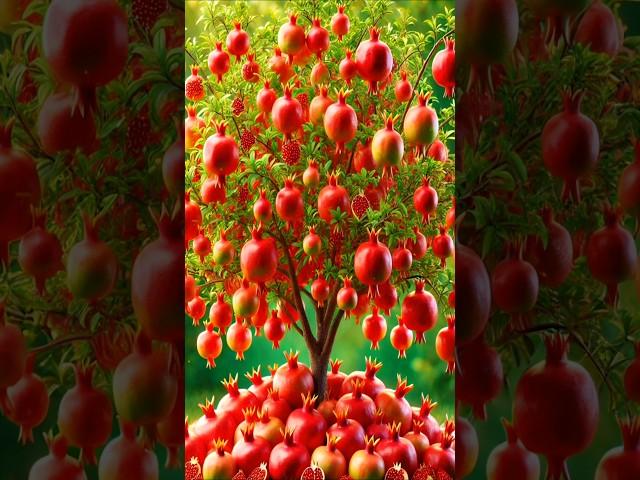 Easy and fast techniques for planting and growing pomegranate trees. #gardening