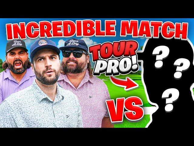 We Took On A Tour Pro In One Of The Greatest Golf Matches We've Ever Had!