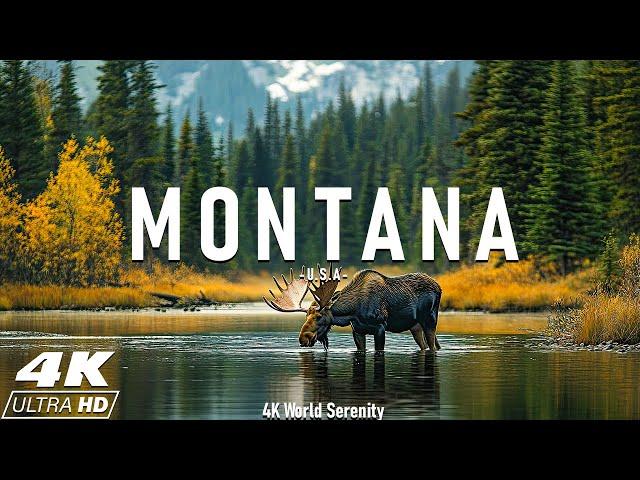 Montana 4K - Scenic Relaxation Film With Relaxing Piano Music - 4K Video UHD