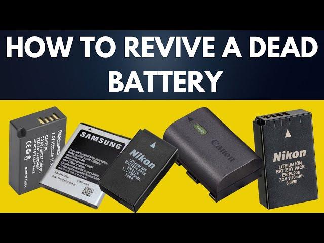 How to jump start fully dead Lithium phone or camera battery?