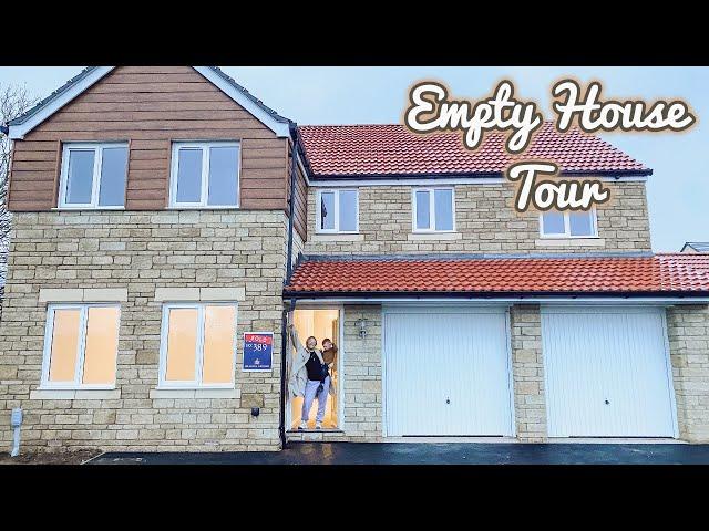 EMPTY NEW BUILD HOUSE TOUR | 5 BED DETACHED CHARLES CHURCH HOUSE | ellie polly