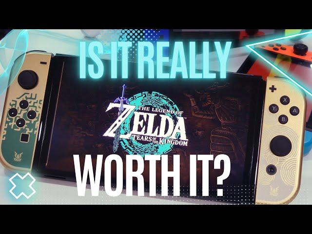 Is the Tears of the Kingdom Switch Worth it? OLED vs OG! Full unboxing and side by side!