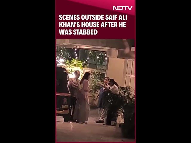 Saif Ali Khan News | First On NDTV: Scenes Outside Saif Ali Khan's House After He Was Stabbed