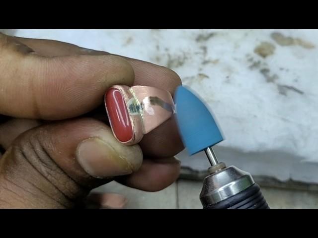 Raktaprabal copper ring making ! How to make a ring jewelry