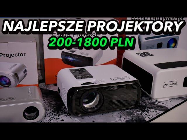 Najlepsze projektory w cenie od 200 do 1800 złotych - rzutniki Zenwire [PORADNIK ZAKUPOWY]