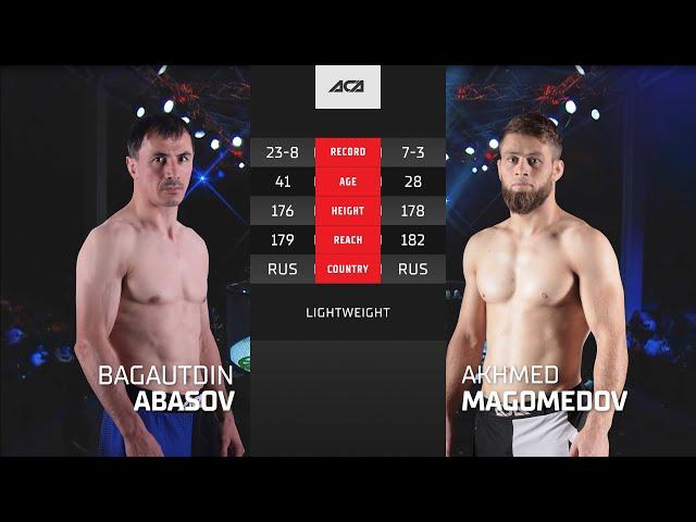 Багаутдин Абасов vs. Ахмед Магомедов | Bagautdin Abasov vs. Akhmed Magomedov | ACA YE 42