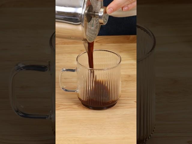 FRENCH PRESS ESPRESSO ️ #ytviral #recipe #coffee #coffeetips #coffeetime #frenchpress