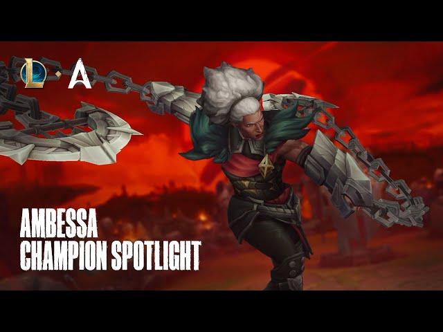 Ambessa Champion Spotlight (feat. Mylon) | Gameplay - League of Legends