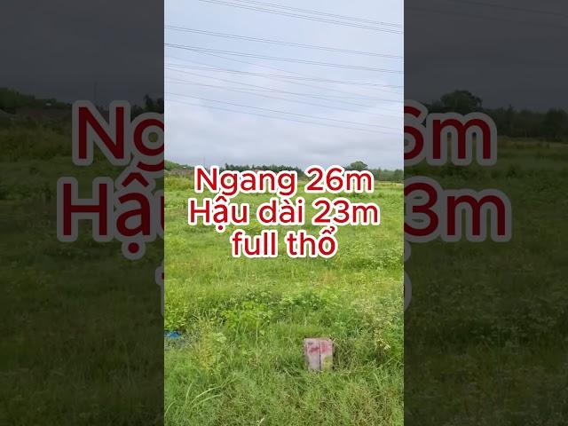 11 x 23 full thổ cư. 2 mặt tiền. Đường xe hơi. Ngay KCN. 1,1 tỷ. Đất Tây Ninh giá rẻ ngay KCN