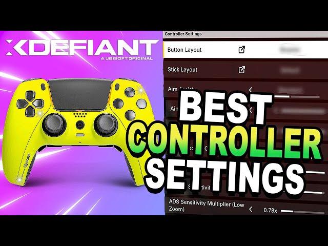 The Absolute BEST SETTINGS YOU Need On XDEFIANT!  (Controller, Sensitivity, Graphics)