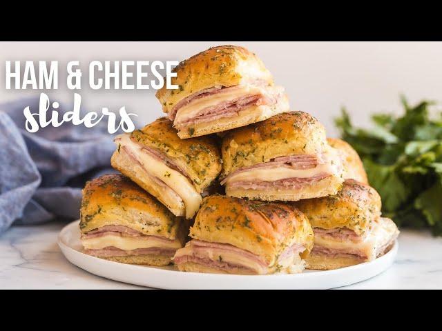 Easy Ham and Cheese Sliders | The Recipe Rebel