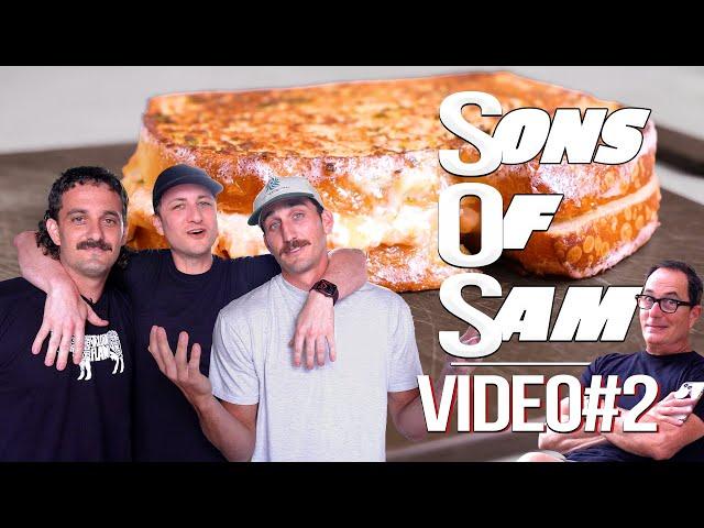 THE SONS OF SAM THE COOKING GUY GO HEAD TO HEAD IN ANOTHER RECIPE BATTLE...