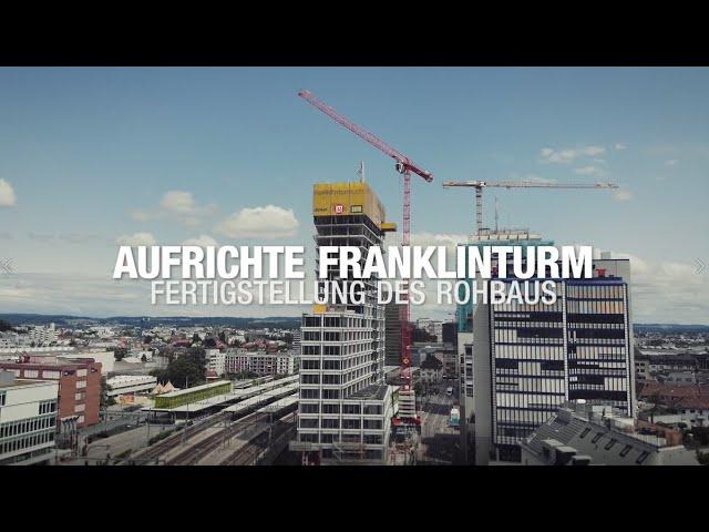 Franklinturm | Aufrichte und Fertigstellung des Rohbaus 2022 | Marti AG, Bauunternehmung