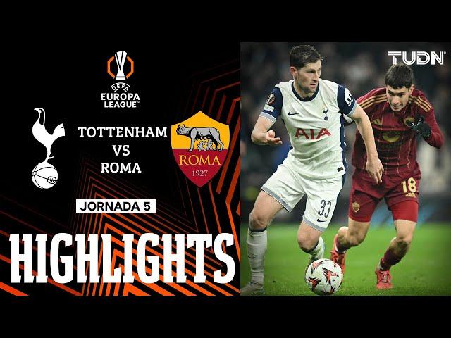 HIGHLIGHTS - Tottenham vs Roma | UEFA Europa League 2024/25 | TUDN