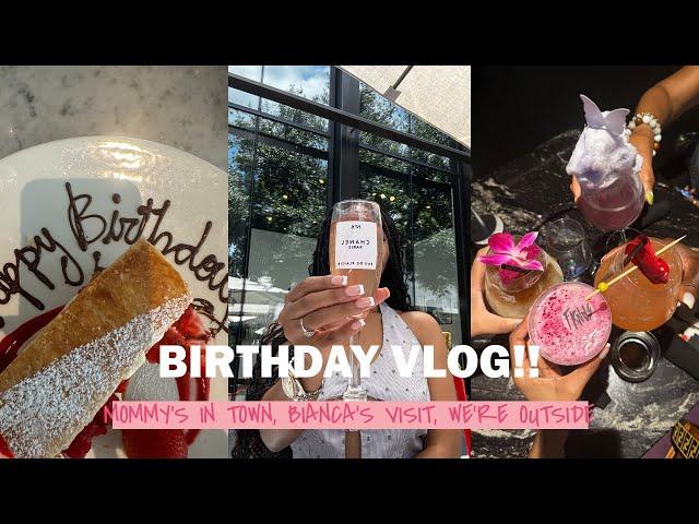 B-DAY  VLOG! || Mommy & Bianca Visit, Wearing ALL Chanel Cruise, Dinner @ FRNDS, Feeling Blessed!