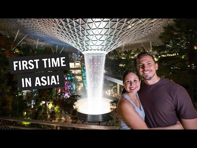 We're heading to ASIA! ️ (Overnight layover in the SINGAPORE Changi Airport!)