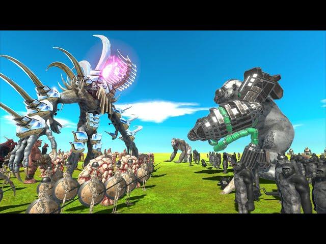 Goro Evolves VS Scourge Evolves - Animal Revolt Battle Simulator