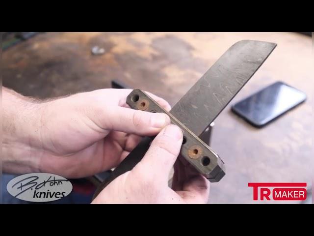 TR Maker Bevel Jig Review  2x72 belt  grinder