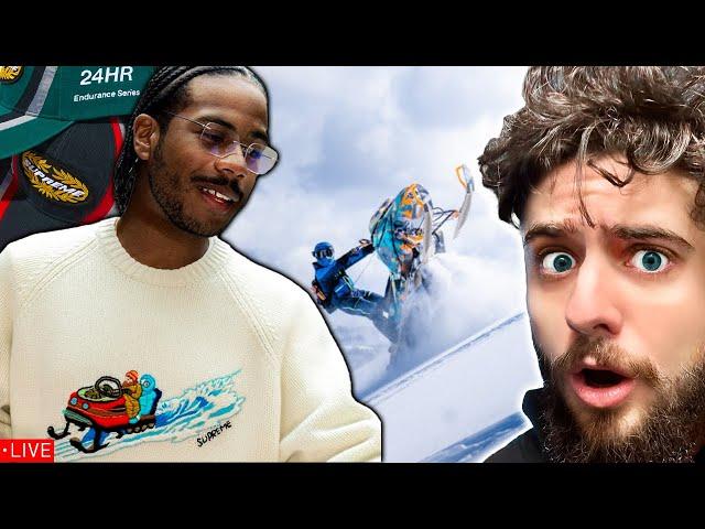 Supreme Week 16  Dickies Collab  Snowmobile Sweater  Big Unboxings!  #LIVECOP