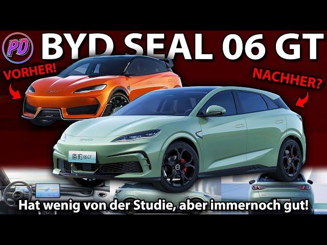 BYD SEAL 06 GT - Nicht so krass wie die Studie, aber immernoch OK..