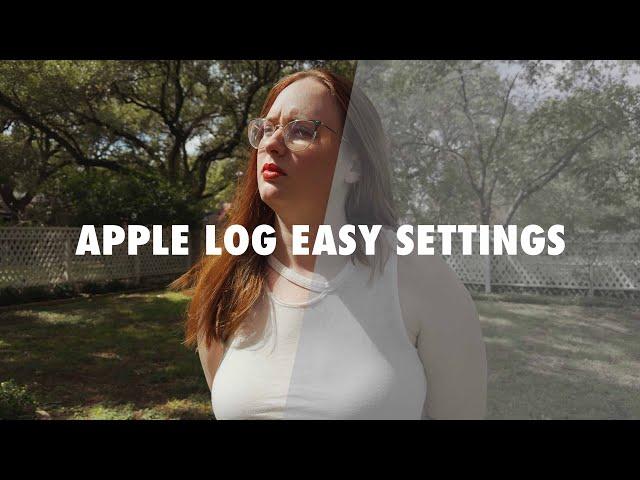 How To EASILY Film In Apple Log With The iPhone 15 Pro