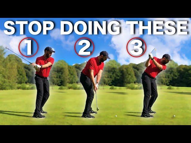 3 BIGGEST BACKSWING MISTAKES - How to fix them