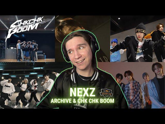 DANCER REACTS TO NEXZ(넥스지) Archive & "Chk Chk Boom" Dance Practice (Stray Kids Cover)