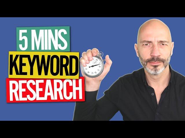 How to do KEYWORD RESEARCH For a local business // in 5 MINS, NO SEO EXPERIENCE and with FREE TOOLS