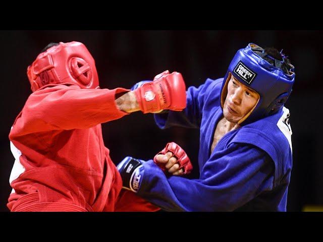 Combat SAMBO. DVALISHVILI (GEO) vs KOBENOV (RUS). World Championships 2019 in Korea. Final