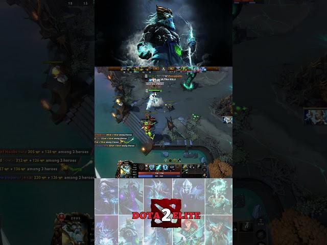 Zeus ULTI at a Perfect Moment - Ultra Kill! #dota2 #dota2shorts