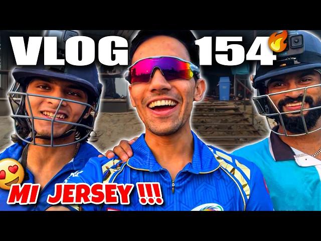 CRICKET CARDIO Wearing MI JERSEY for the FIRST time| Playing Match TogetherCricket Cardio Vlogs