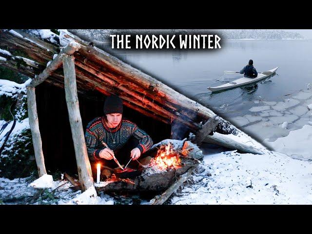 Extreme Winter Bushcraft ALONE in the Freezing North - Survival Camping