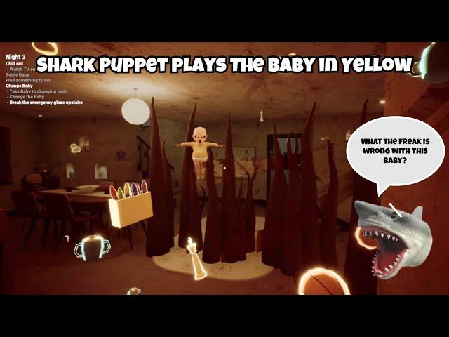 SB Movie: Shark Puppet plays The Baby in Yellow!