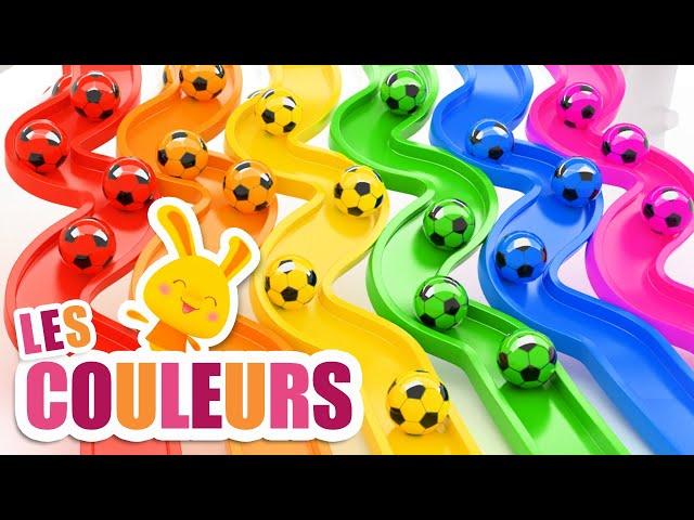 Le toboggan des couleurs pour les enfants | TITOUNIS