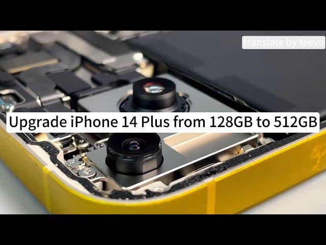 Complete iPhone 14 Plus Upgrade: Expand Storage from 128GB to 512GB for Maximum Space & Performance