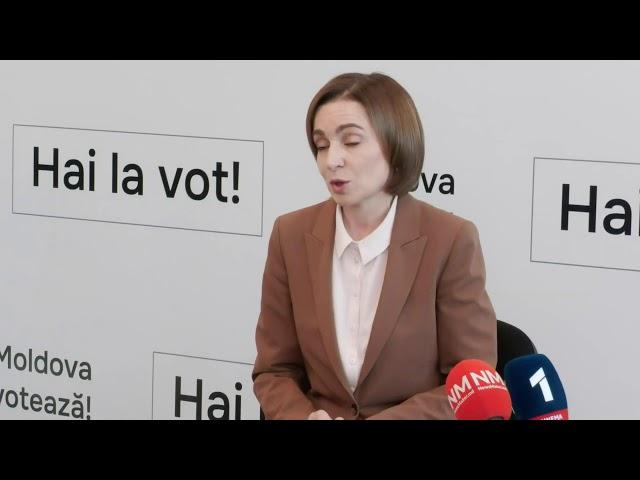 Interviul Maiei Sandu cu reprezentanți ai presei în limba rusă din Republica Moldova