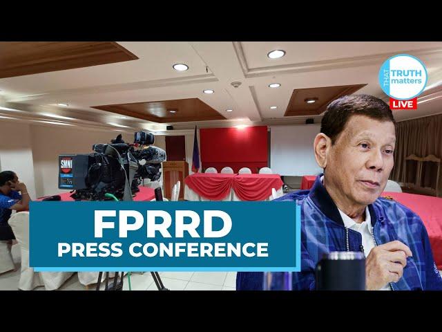 LIVE: FPRRD PRESS CONFERENCE | TATAKBO NA SA 2025 ELECTIONS?