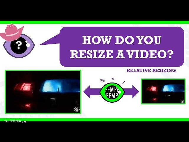 How to resize / scale a video with FFMPEG | Relative resizing #ffmpeg #TheFFMPEGGuy