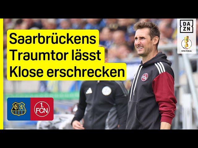 Pokalschreck Saarbrücken zwingt Club ins Elfmeterschießen: Saarbrücken - Nürnberg | DFB-Pokal | DAZN