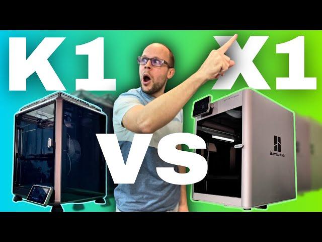 Printer VS Printer - Creality K1 faces off against the Bambu X1C at HIGH SPEED - Who Wins?