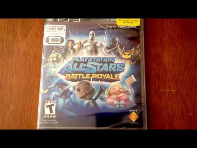 Playstation All-Stars Battle Royale Unboxing Video for PS3