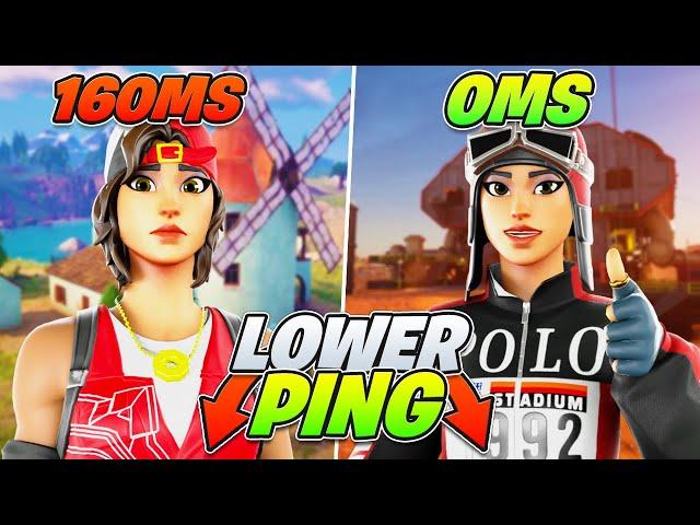 How To *ACTUALLY* Get 0 Ping in Fortnite!  (How To Lower Ping)