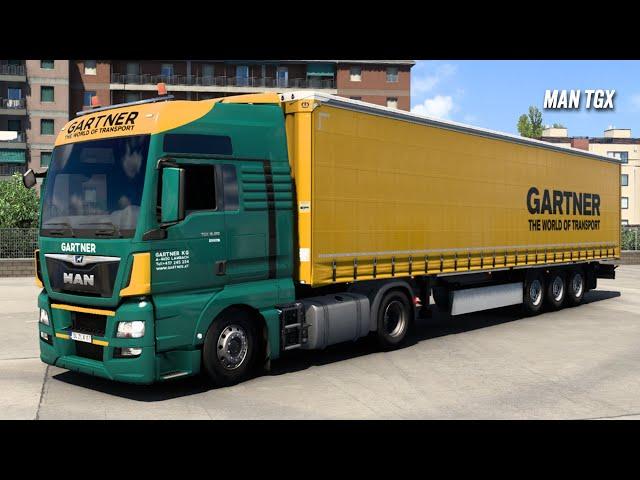 MAN TGX Euro 6 - ETS2 Gameplay - Gartner Transport