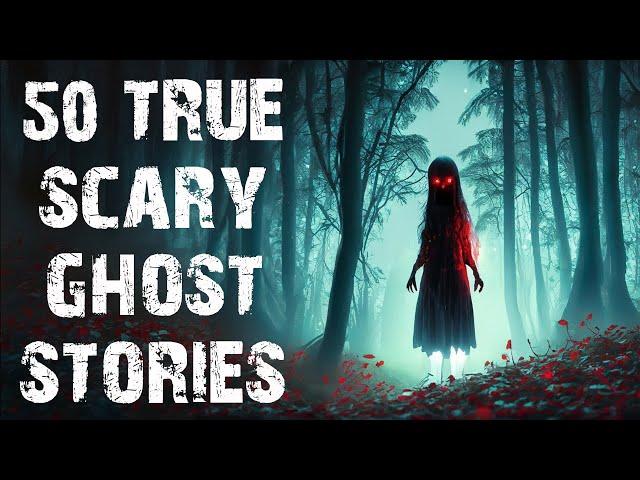 50 True Disturbing Ghost & Paranormal Scary Stories Told In The Rain  Horror Stories To Fall Asleep