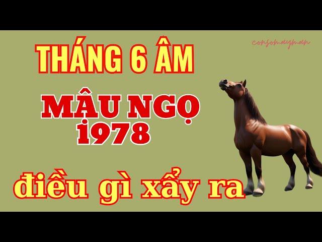 Những Chuyện Sẽ Xảy Ra Với Mậu Ngọ 1978 Trong Tháng 6 Âm, Bí Ẩn Mới Được Giới Tử Vi Giải Mã