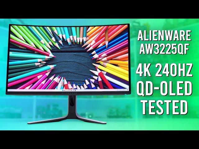 4K 240Hz QD-OLED, But Curved! - Dell Alienware AW3225QF Review